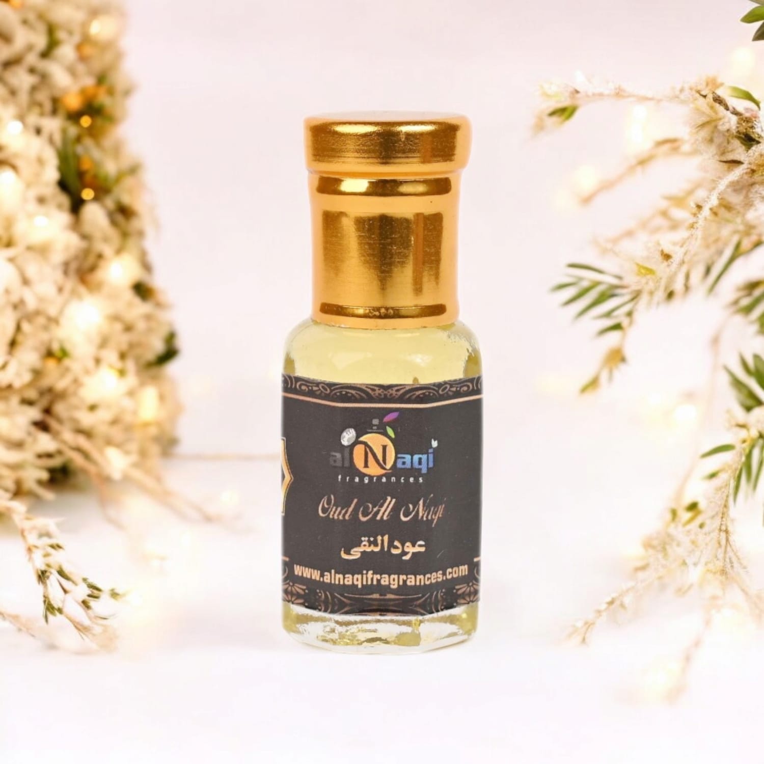 High-end fragrance bottle with a perfect balance of floral and woody tones.