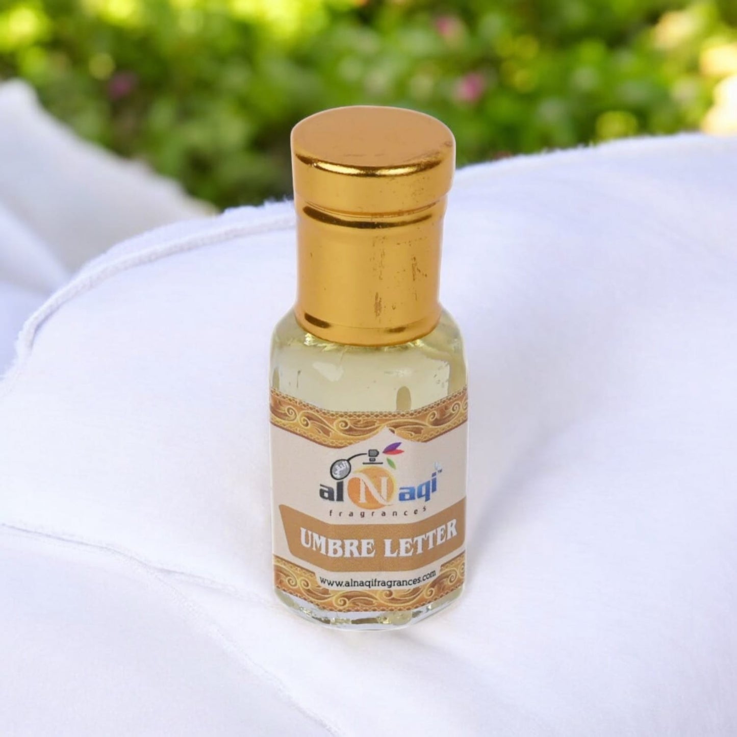 Elegant amber perfume in a stylish bottle, ideal for any occasion.