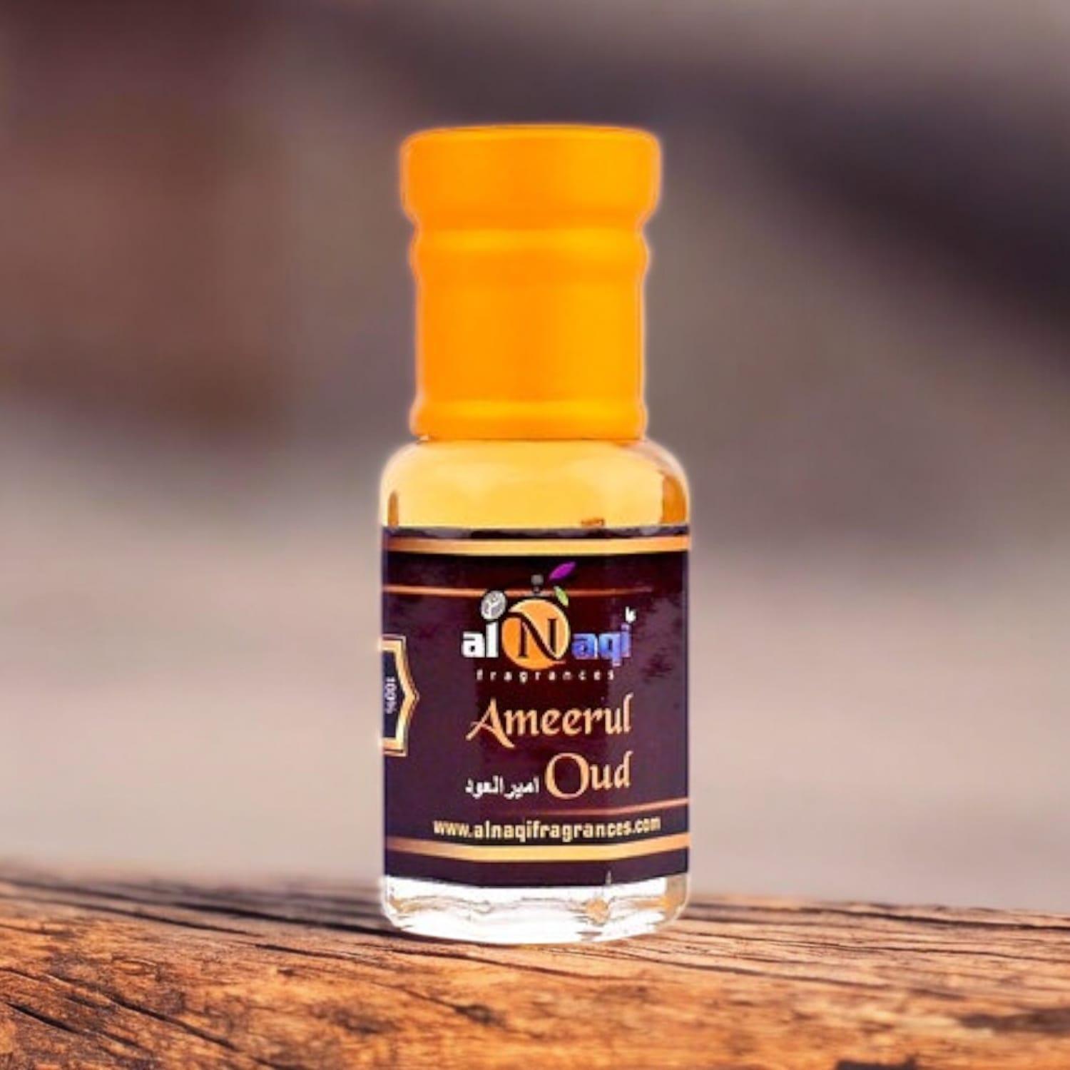 Elegant bottle showcasing Ameerul Oud’s rich design
