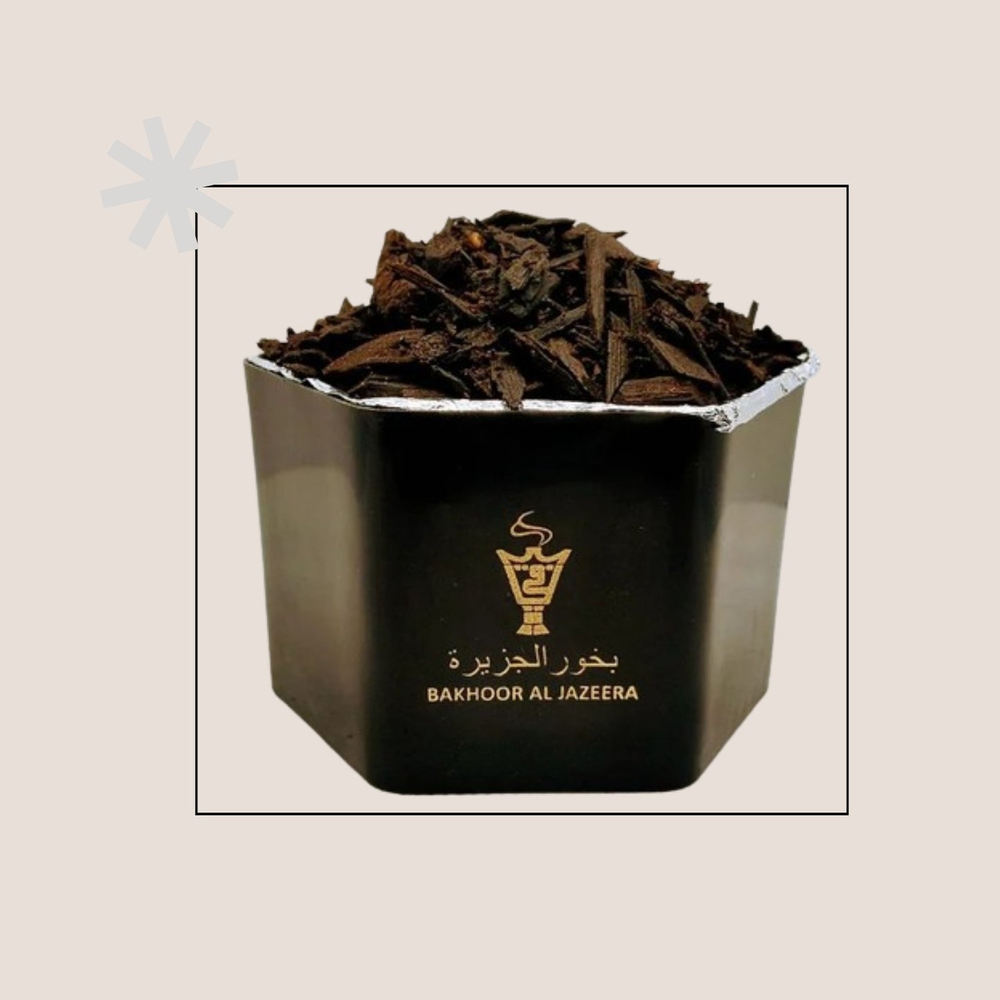 Close-up view of aromatic incense with a warm, inviting hue