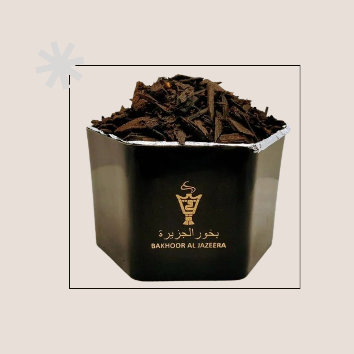 Close-up view of aromatic incense with a warm, inviting hue