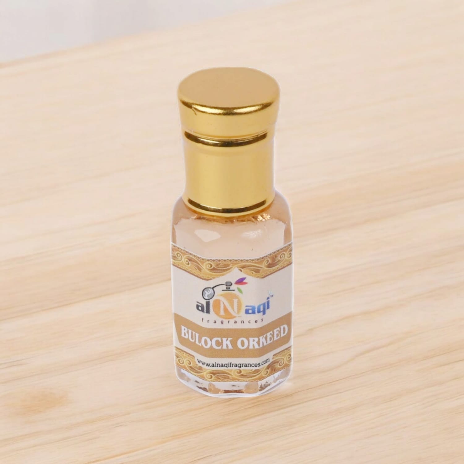 Elegant glass bottle showcasing luxurious dark perfume oil