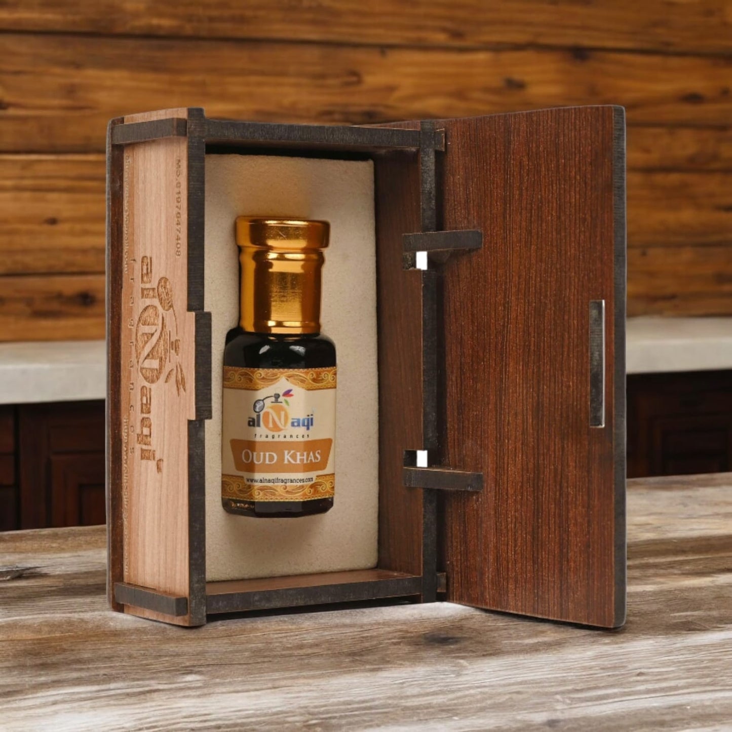 Close-up of a beautifully crafted fragrance bottle