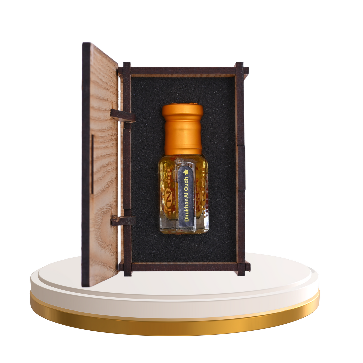 An exotic scent bottle with a mysterious and intense aroma.