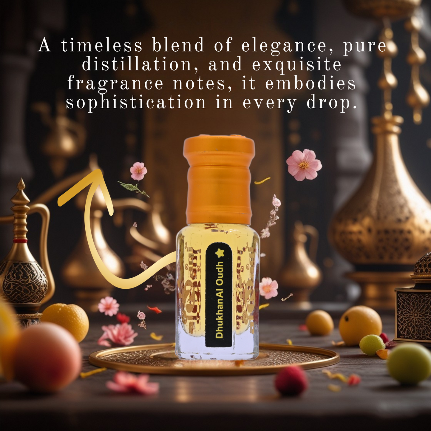 Premium fragrance oil with deep, resinous, and woody undertones.