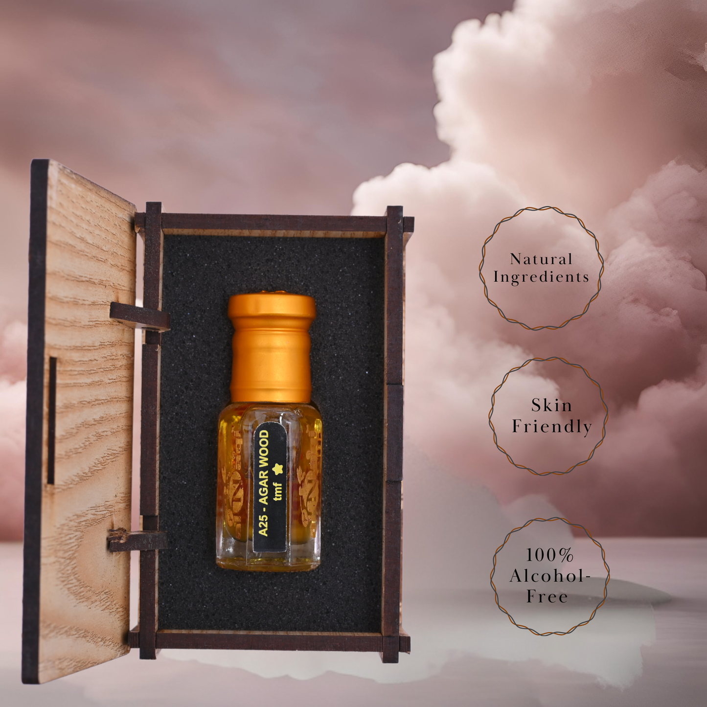 Premium fragrance oil with deep oriental character