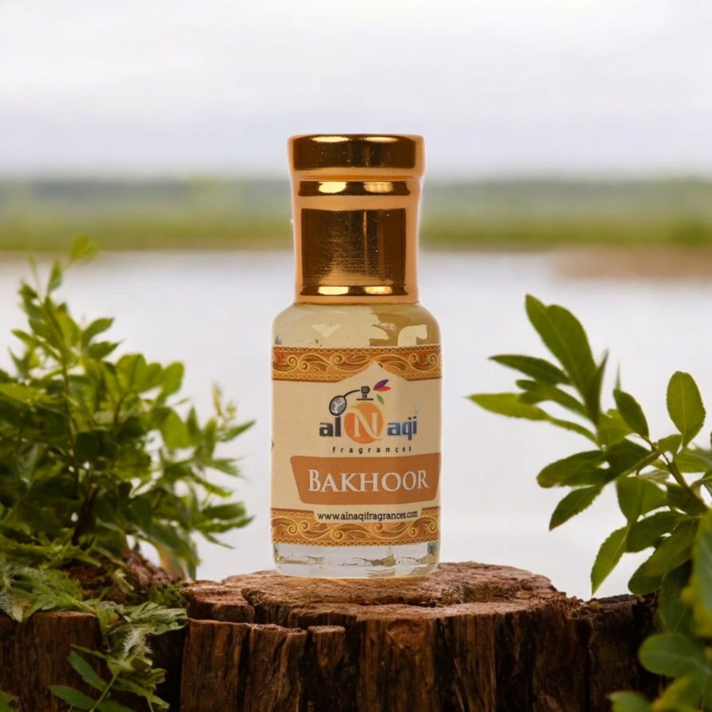 Stylish presentation of Bhakoor Attar with a sophisticated appearance.