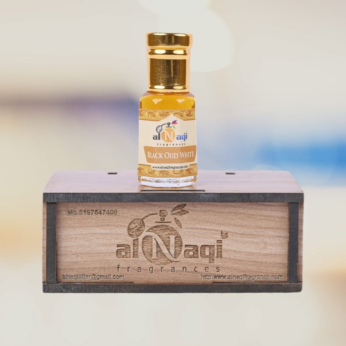 Close-up of an elegant fragrance oil showing its deep, rich color