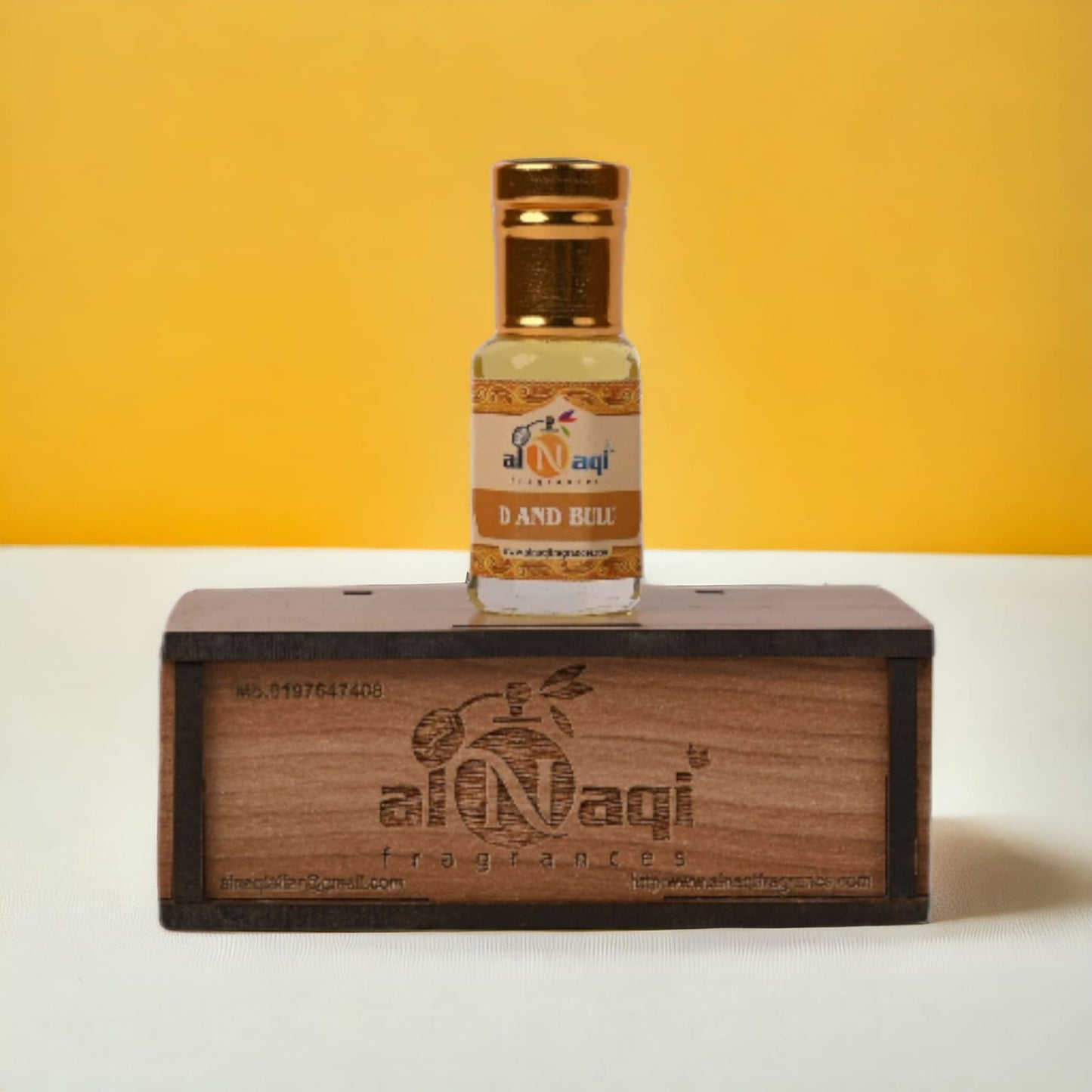 Fragrance bottle surrounded by fresh apples and bellflowers