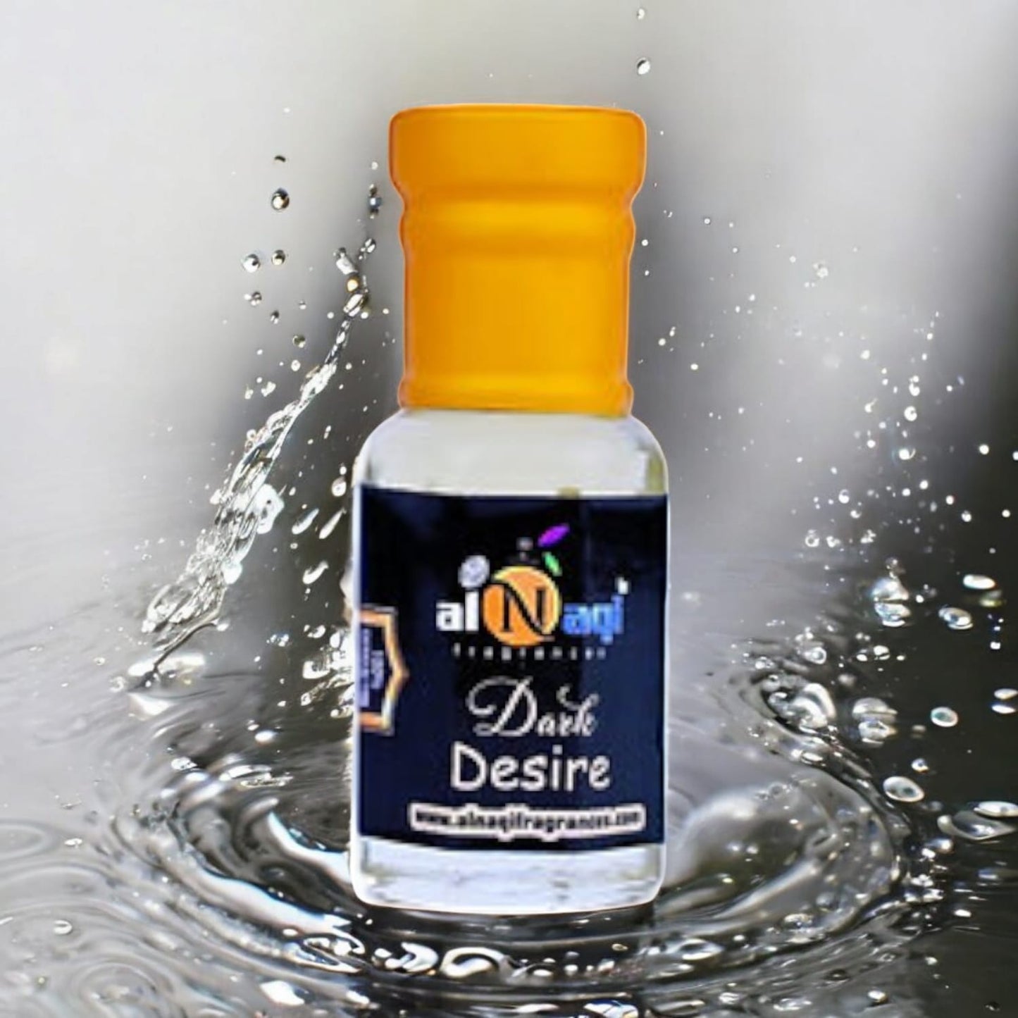 A luxurious and exotic fragrance bottle on display