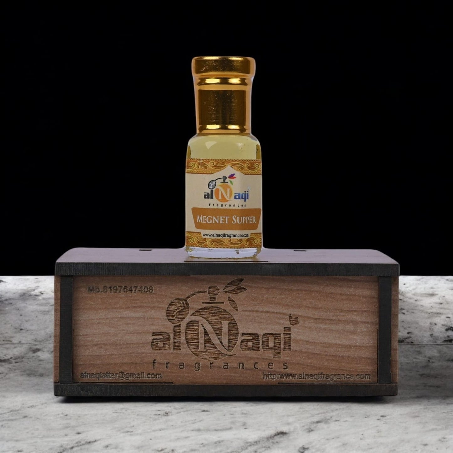 Sophisticated fragrance in a modern glass bottle with a unique design
