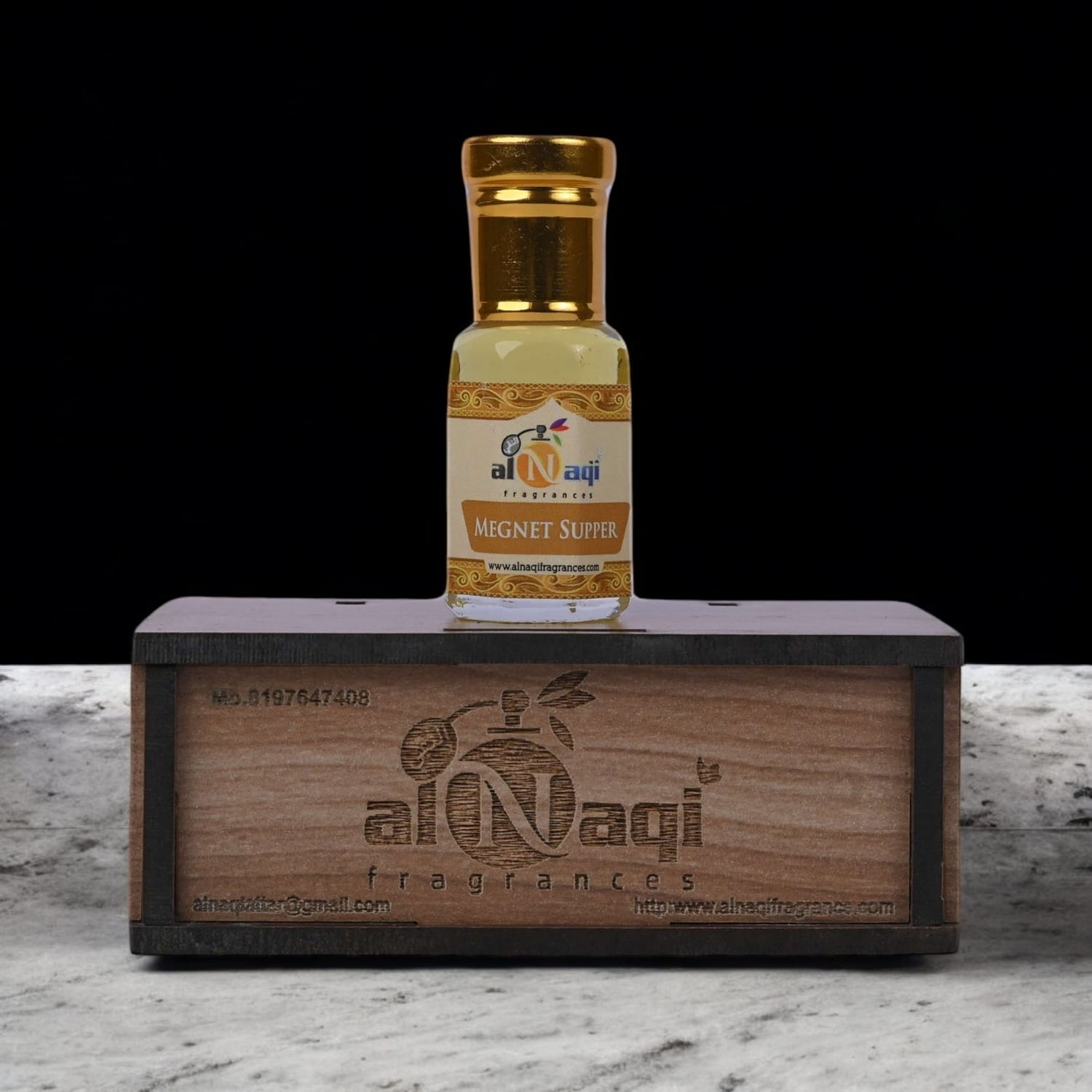 Sophisticated fragrance in a modern glass bottle with a unique design