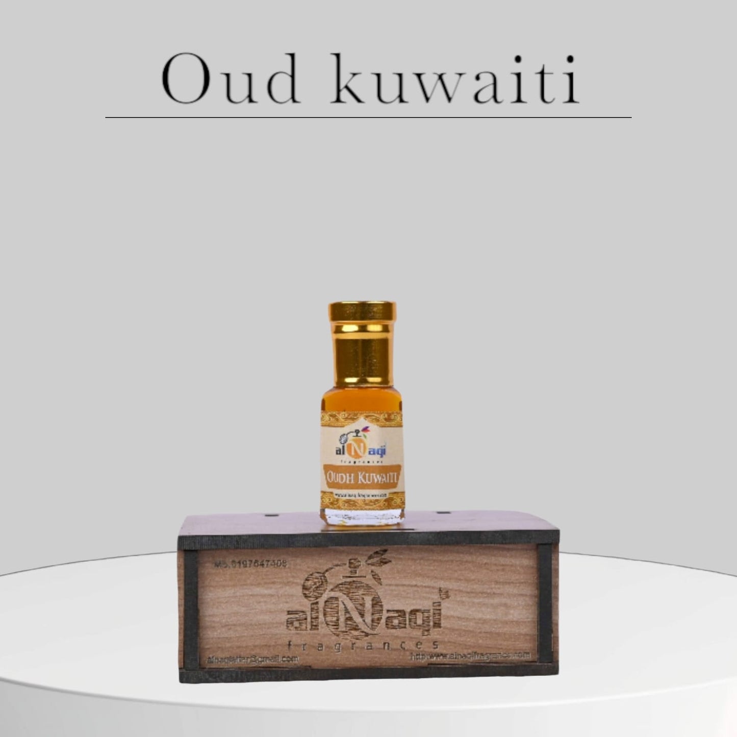 Elegant perfume bottle with intricate design