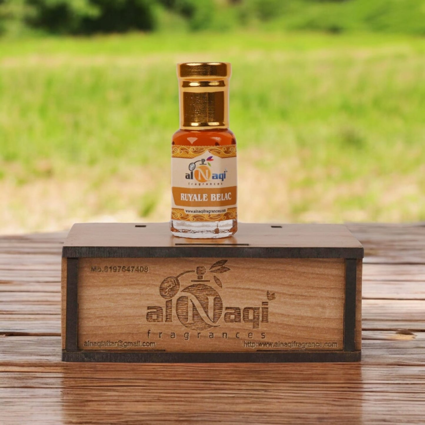 Detailed view of a premium fragrance with a classic appearance