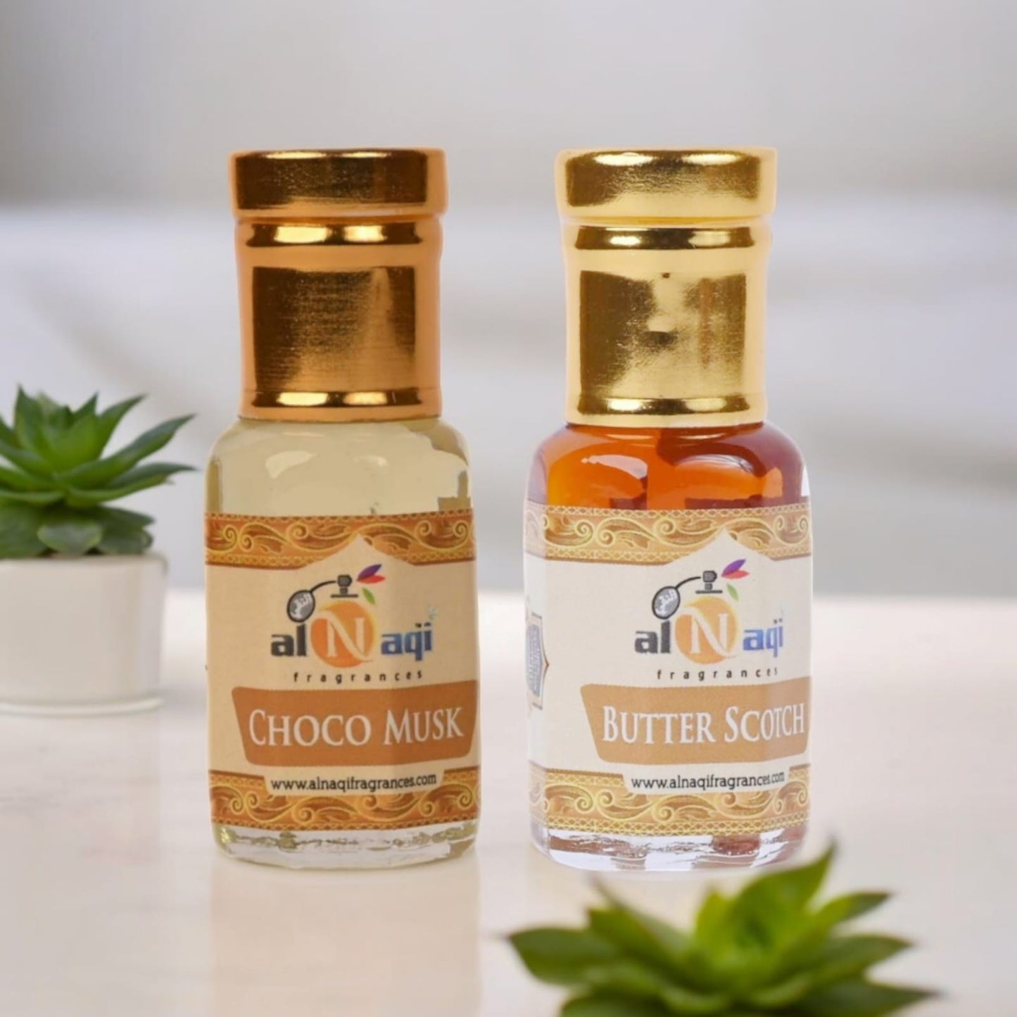 Alnaqi Special Attar Combo Choco Musk Butter Scotch Luxury