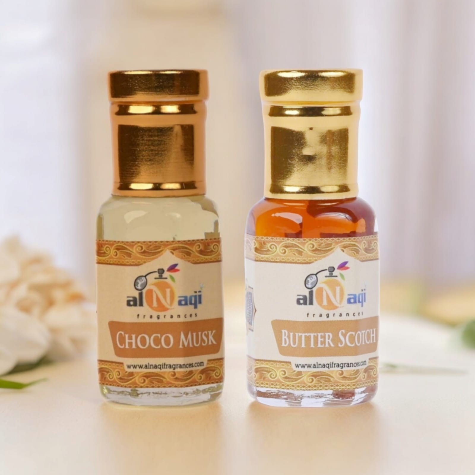 Alnaqi Special Attar Combo Choco Musk Butter Scotch Premium Quality