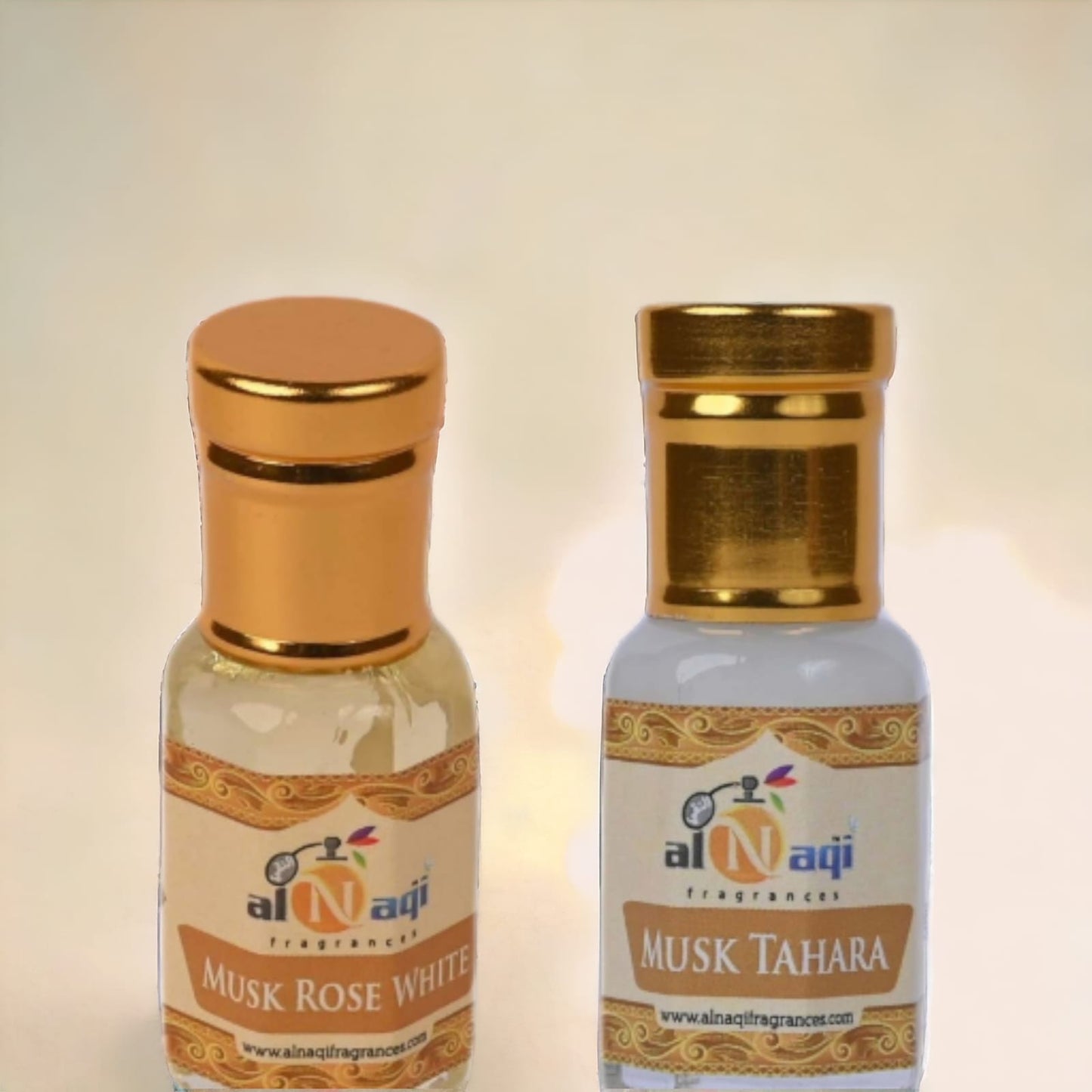 Alnaqi Combo Pack MuskRoseWhite and Musk Tahara Attar