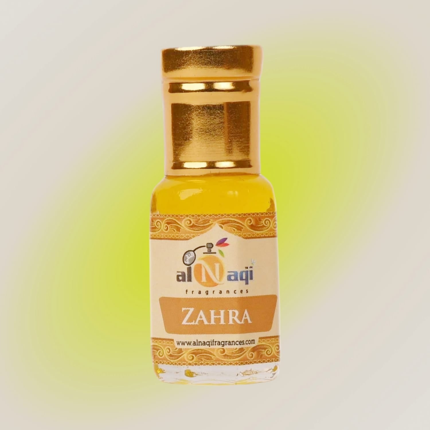 Artistic presentation of Zahra Essence highlighting its sophisticated appearance.