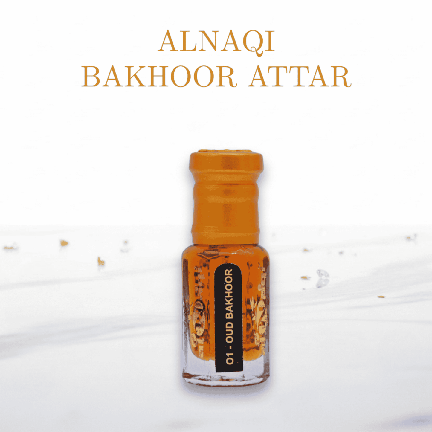 Luxury attar perfume oud with deep, aromatic notes