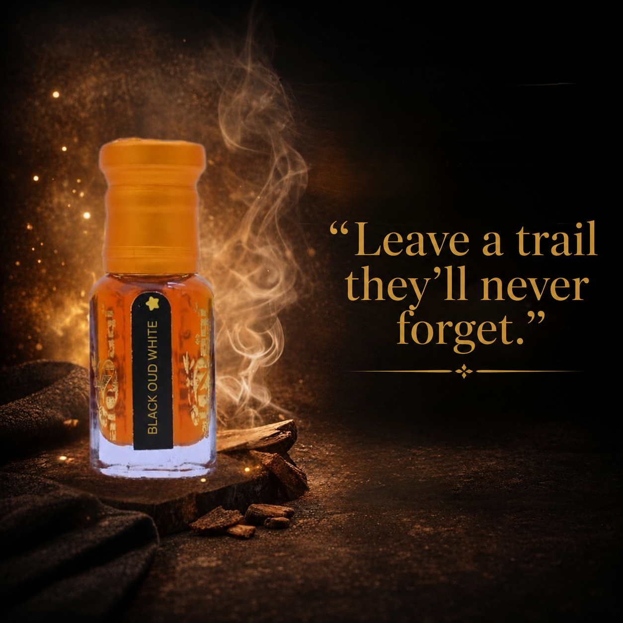 alNaqi Black Oud White Attar- Black and White Perfume
