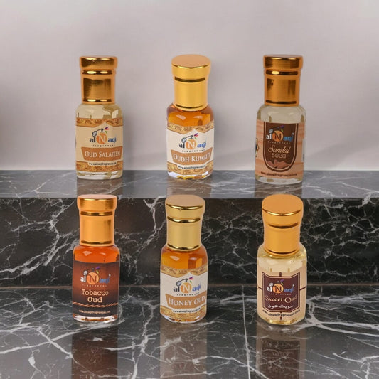 Special Alnaqi Attar Combo of 6  (6ml each) |Pack of 6 | Gift Pack |