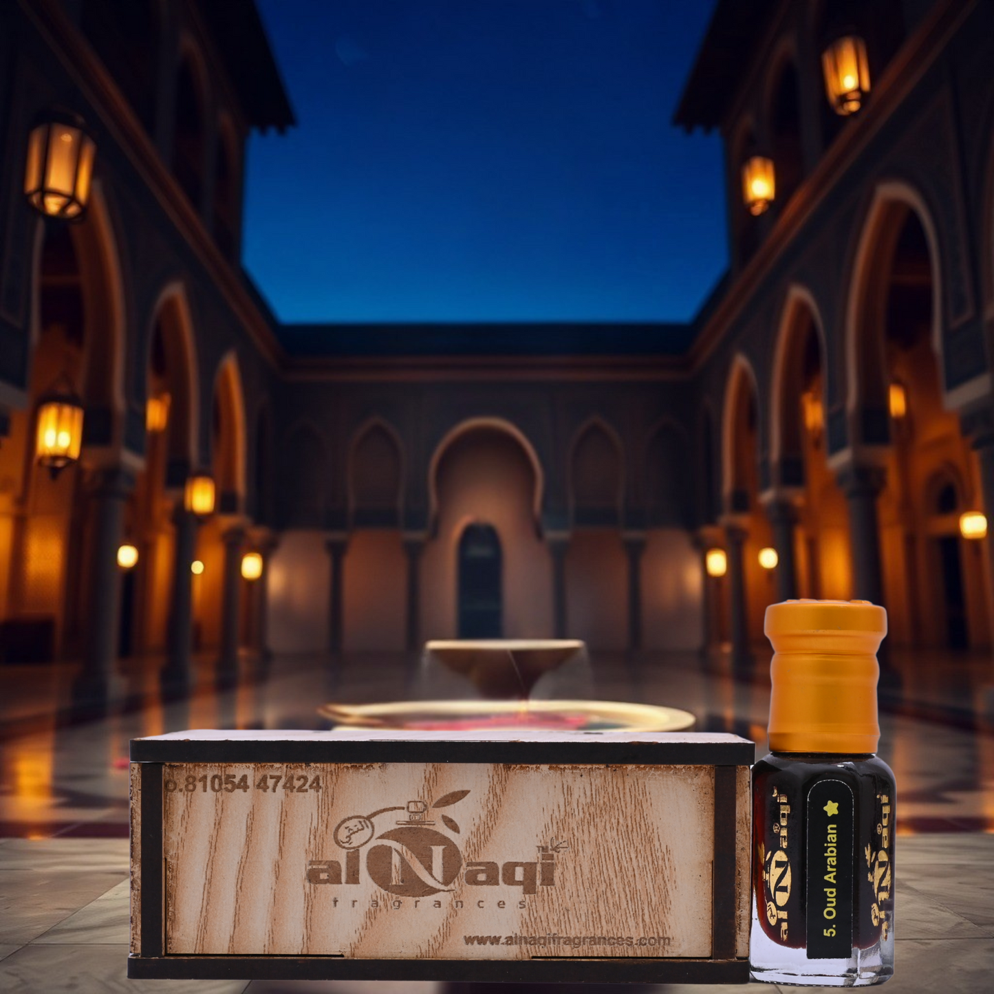 Luxurious oil-based scent with rich woody and spicy notes