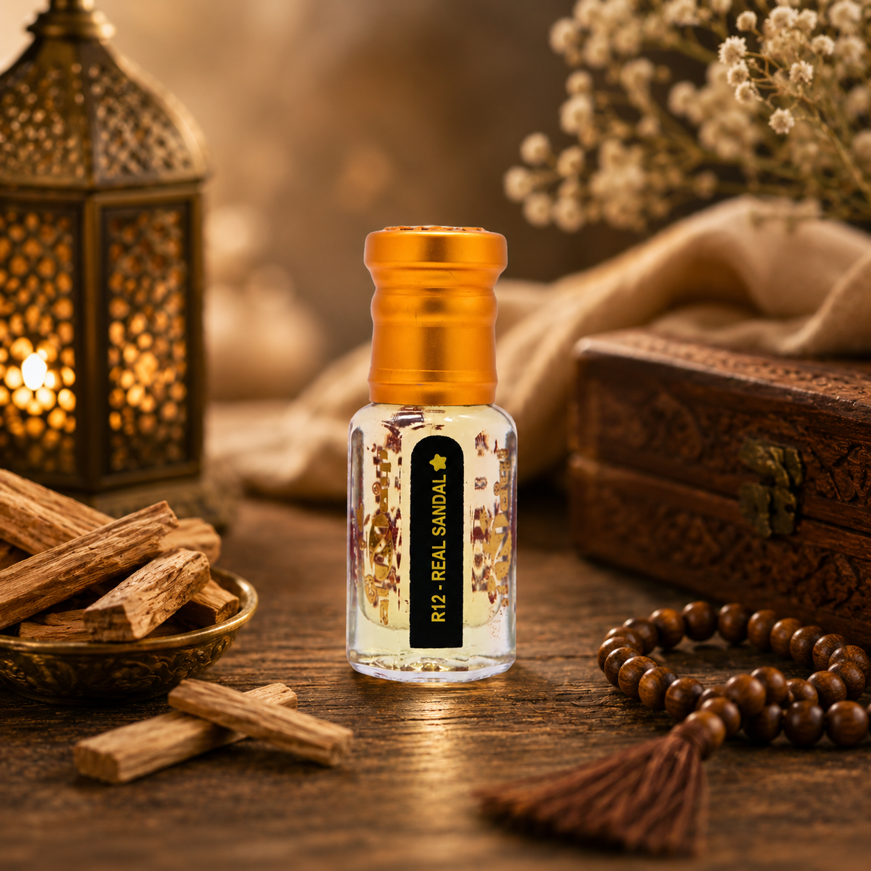 alNaqi Real Sandal Attar - Sandalwood Perfume For Men