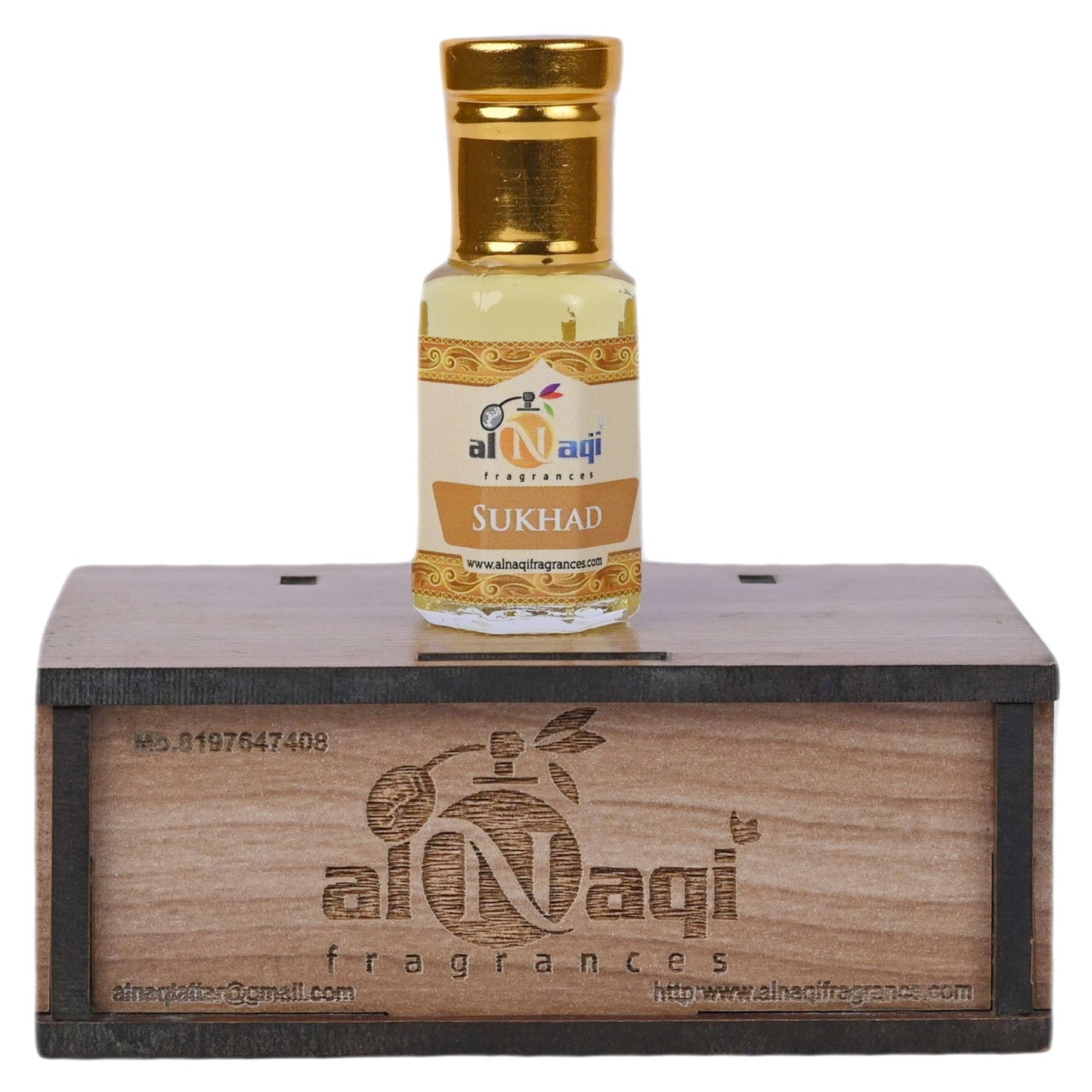Special Alnaqi Attar Combo of 2 (6ml each)| RedRose Attar , Sukhad Attar | Gift Pack |