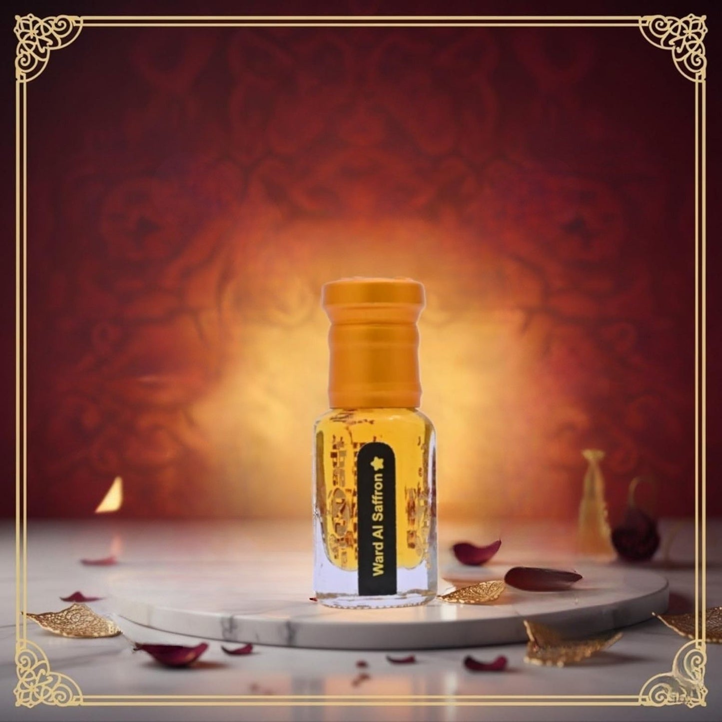 alNaqi Ward AI Saffron Attar - Amber Saffron.