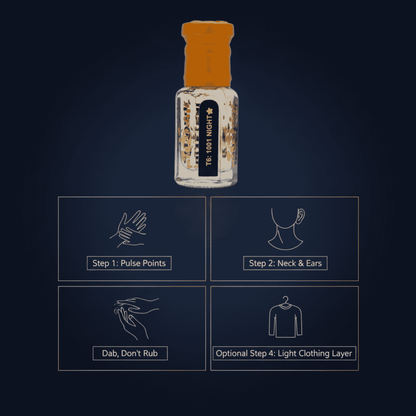 Richly designed perfume with an exotic scent
