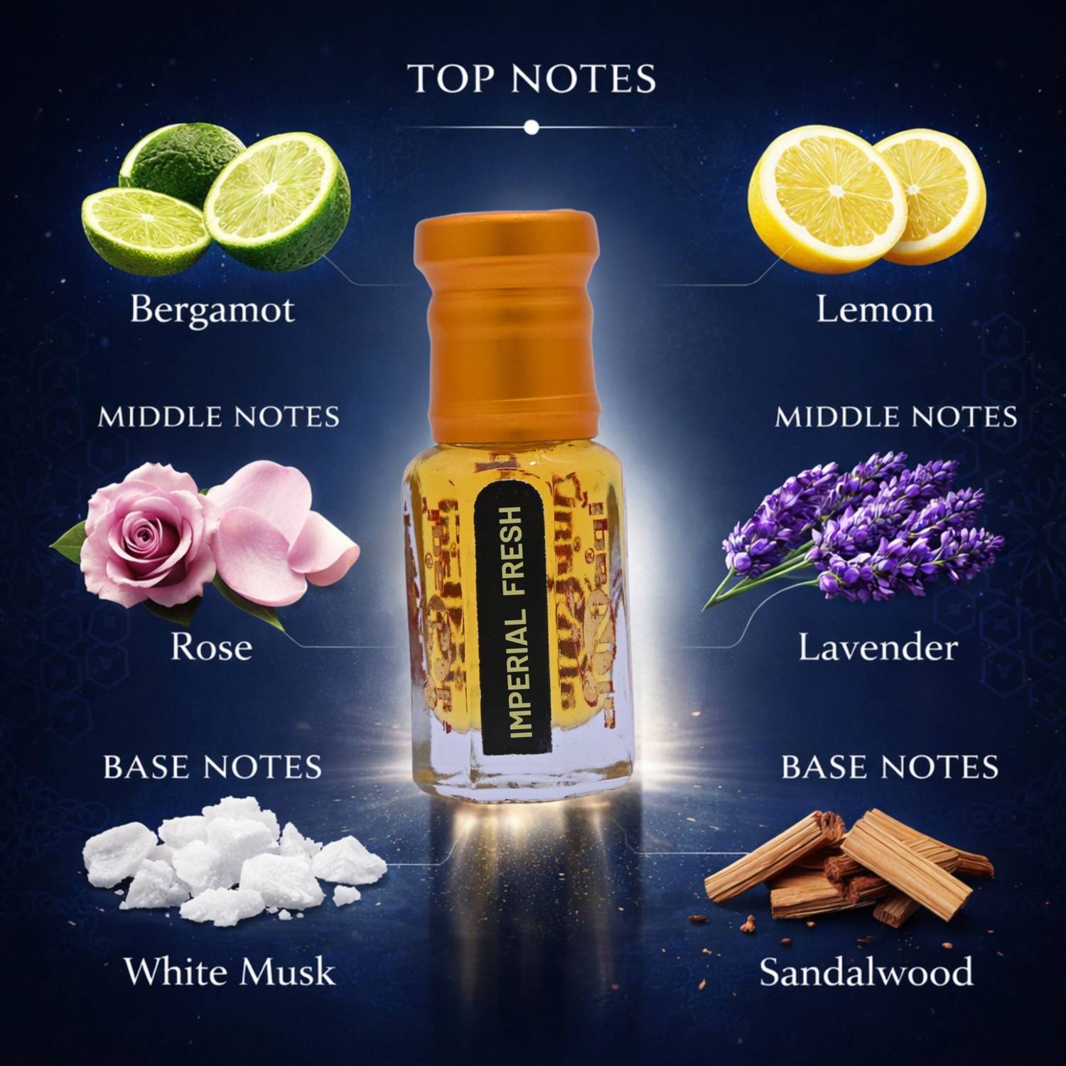 Close-Up of Alnaqi imperial Attar with Rich Amber Hue