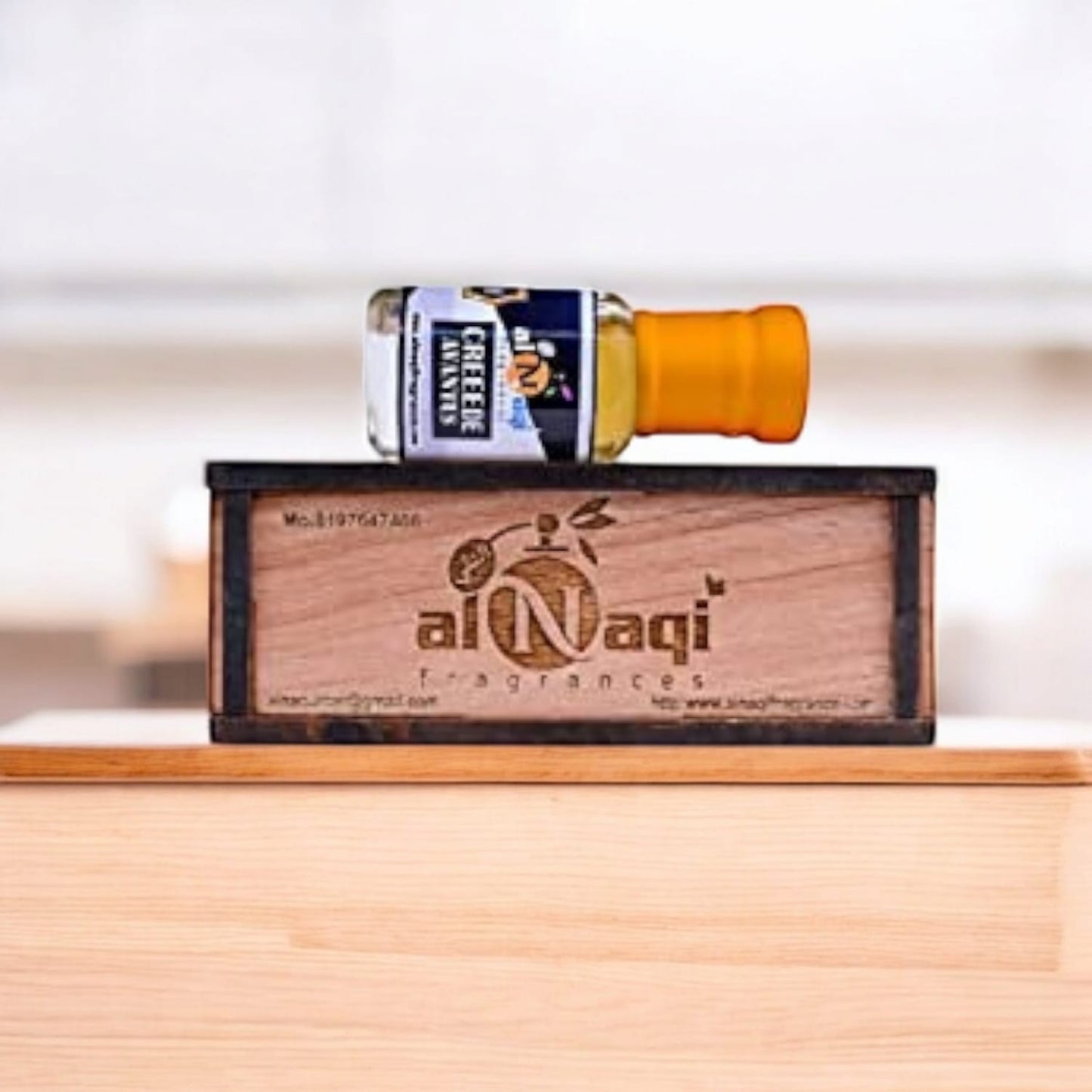 Elegant attar bottle with a modern, sleek design