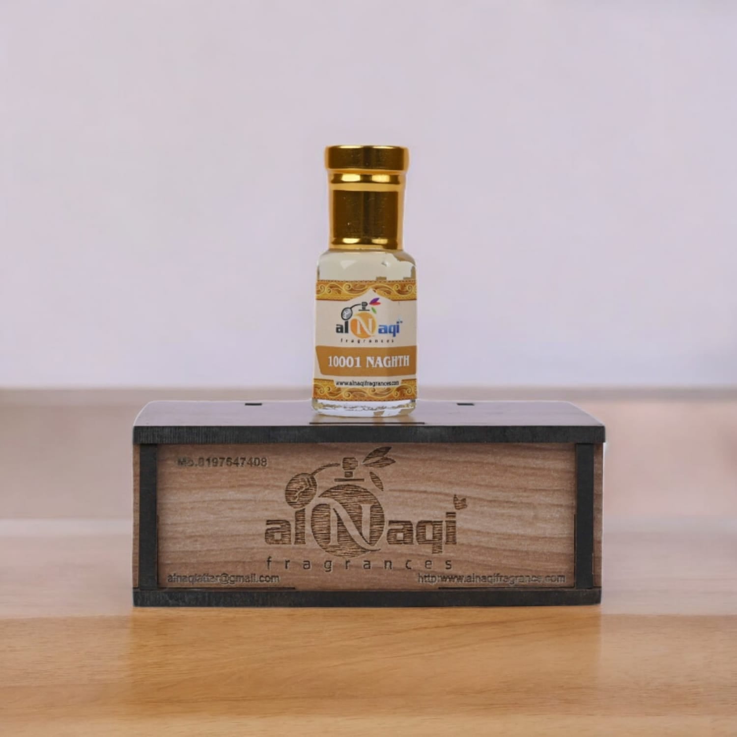 Elegant bottle of luxurious Arabian attar