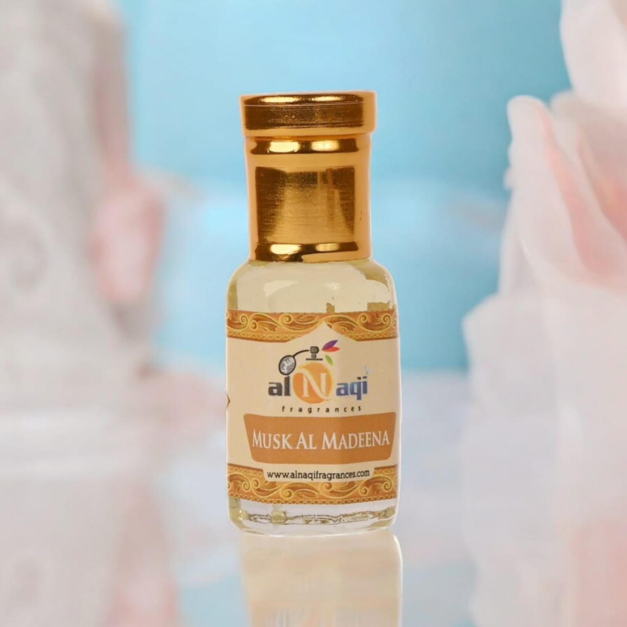 Alnaqi Musk Al Madeena Attar - Long-lasting Fragrance - Designer Attar for Men and Women