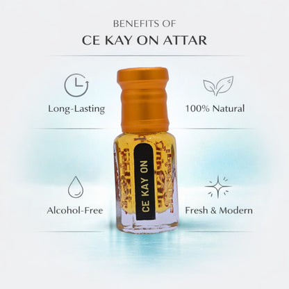 alNaqi Fragrances bottle with lemon, jasmine flower, and amber on a beige background