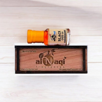 High-end attar with a blend of warm and woody notes