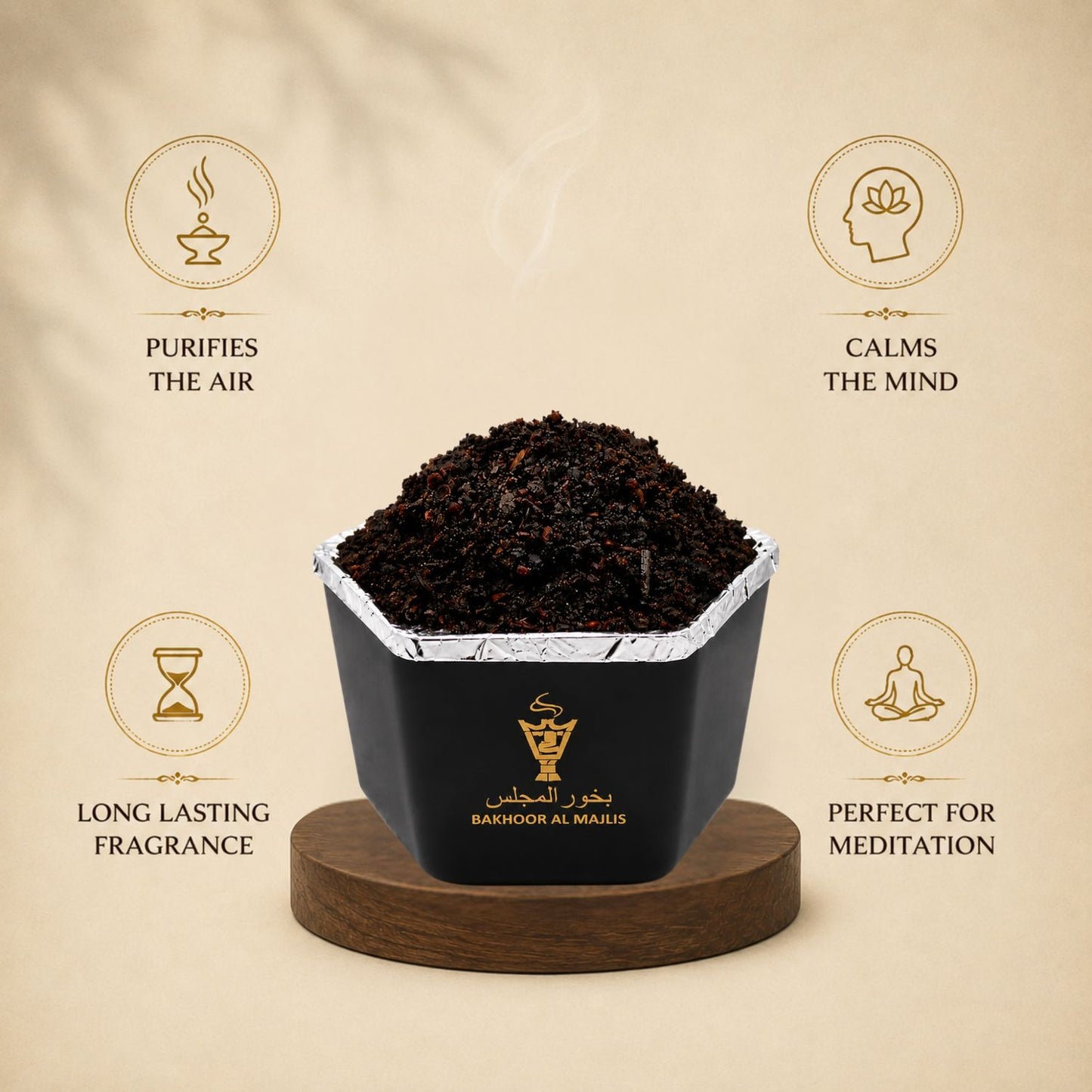 Bakhoor Al Majlis luxury incense for prayer and gatherings