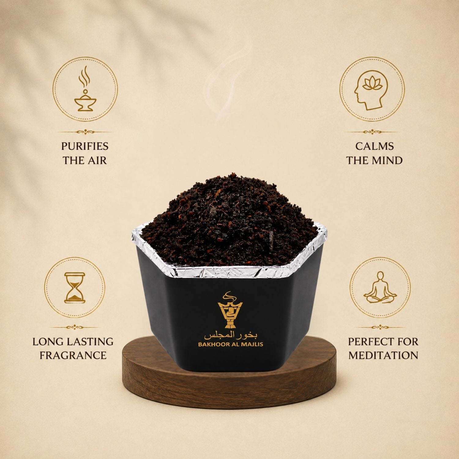 Bakhoor Al Majlis luxury incense for prayer and gatherings