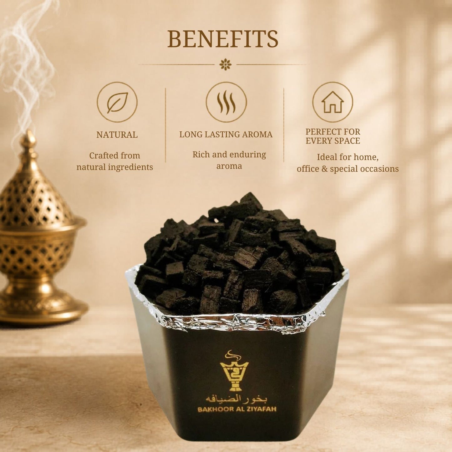 Traditional Bakhoor Al Ziyafah bakhoor with long lasting aroma