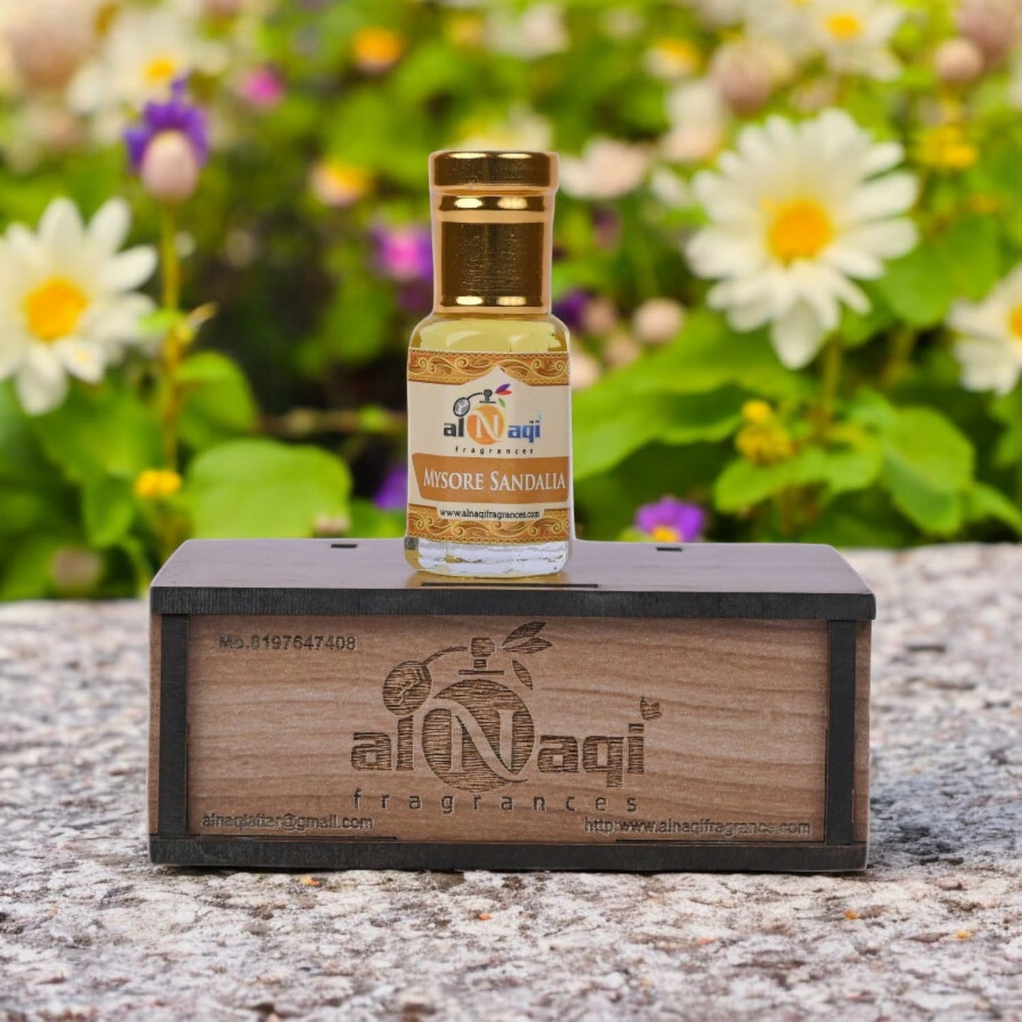 Alnaqi Mysore Sandalia Attar - Designer Fragrances