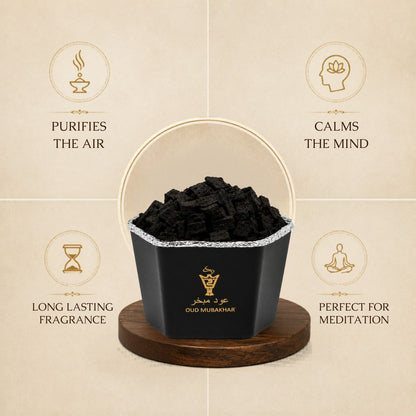 Alnaqi Oud Mubakhar traditional Arabic bakhoor incense 50 grams