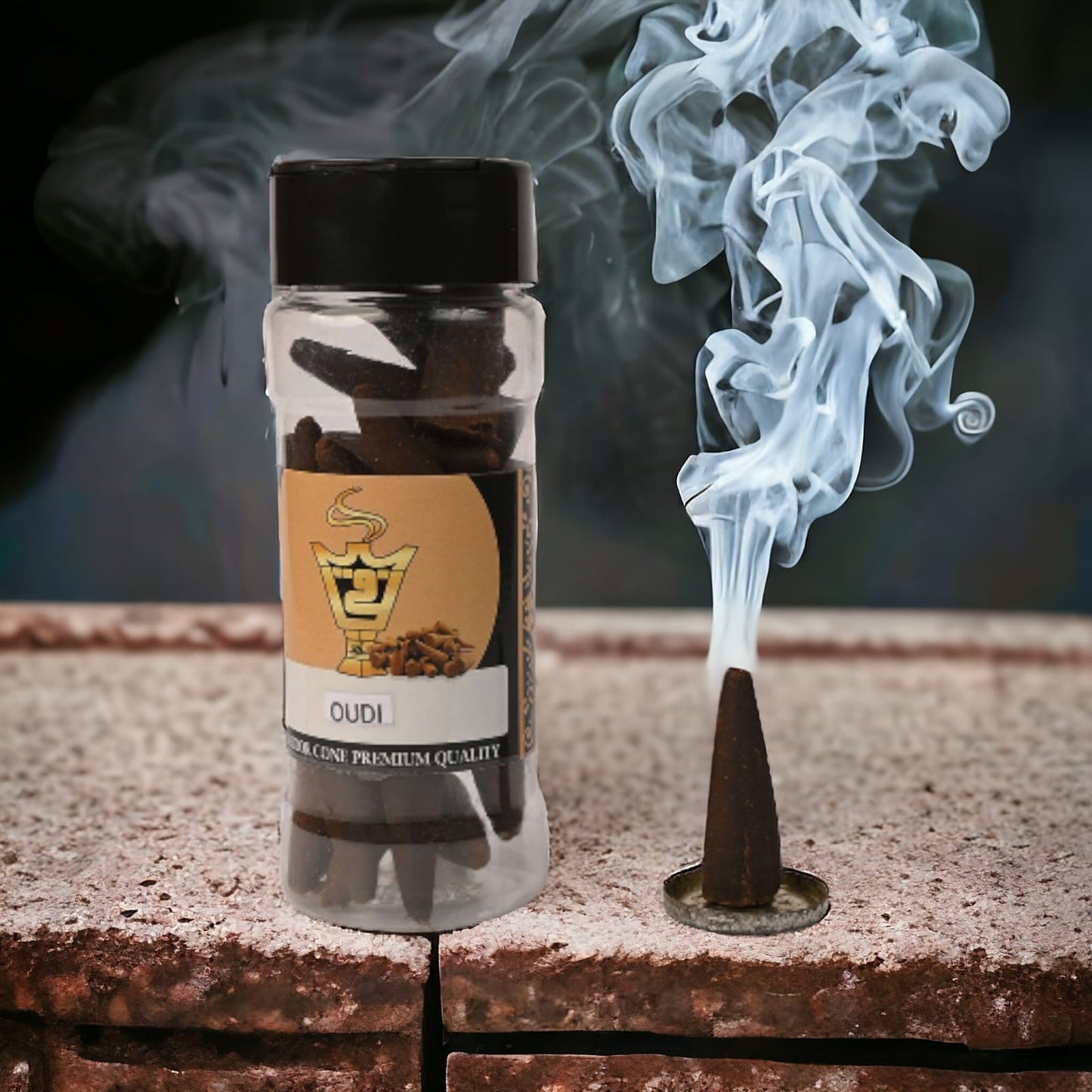 Alnaqi Oudi Cones - 50 gm: Exquisite Oud Aroma