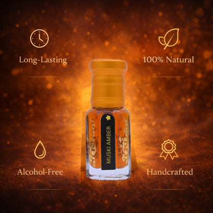 alNaqi Muski Amber Attar - Amber Perfume