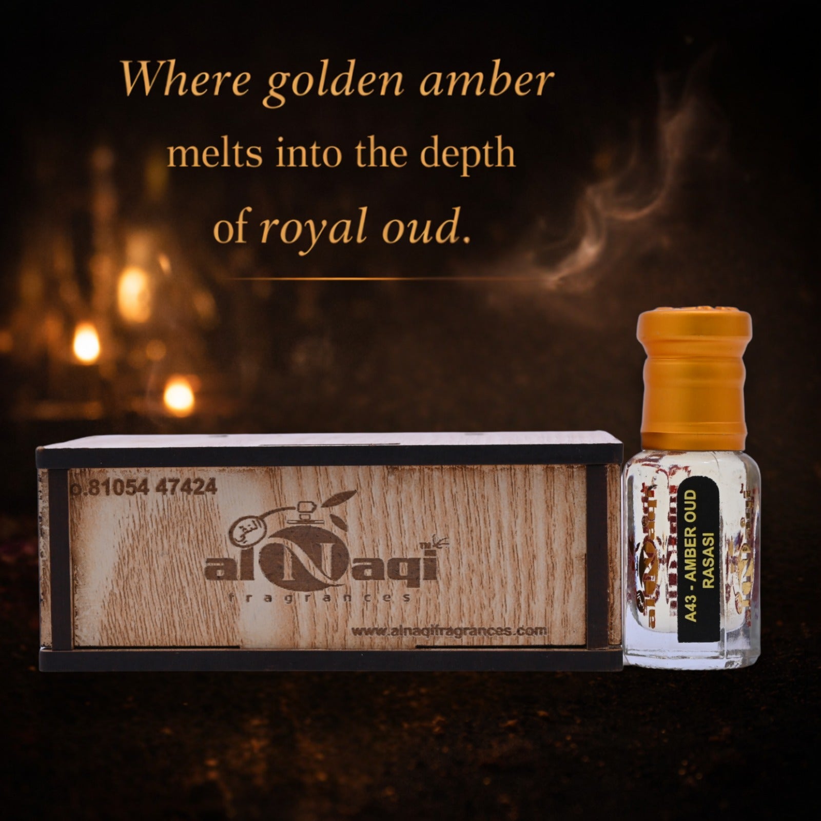 Amber Oud by Rasasi luxury oud perfume oil