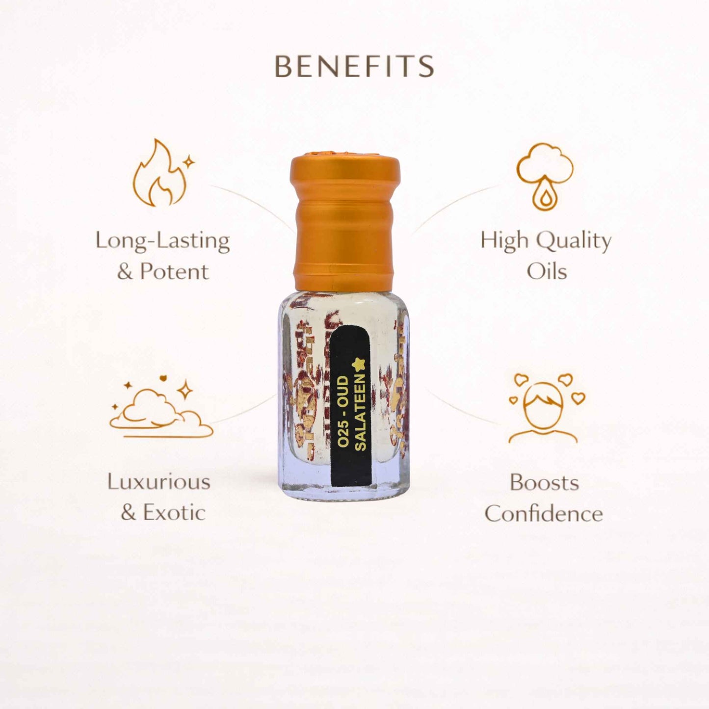 Amber oud perfume oil long lasting oriental fragrance