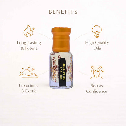 Amber oud perfume oil long lasting oriental fragrance
