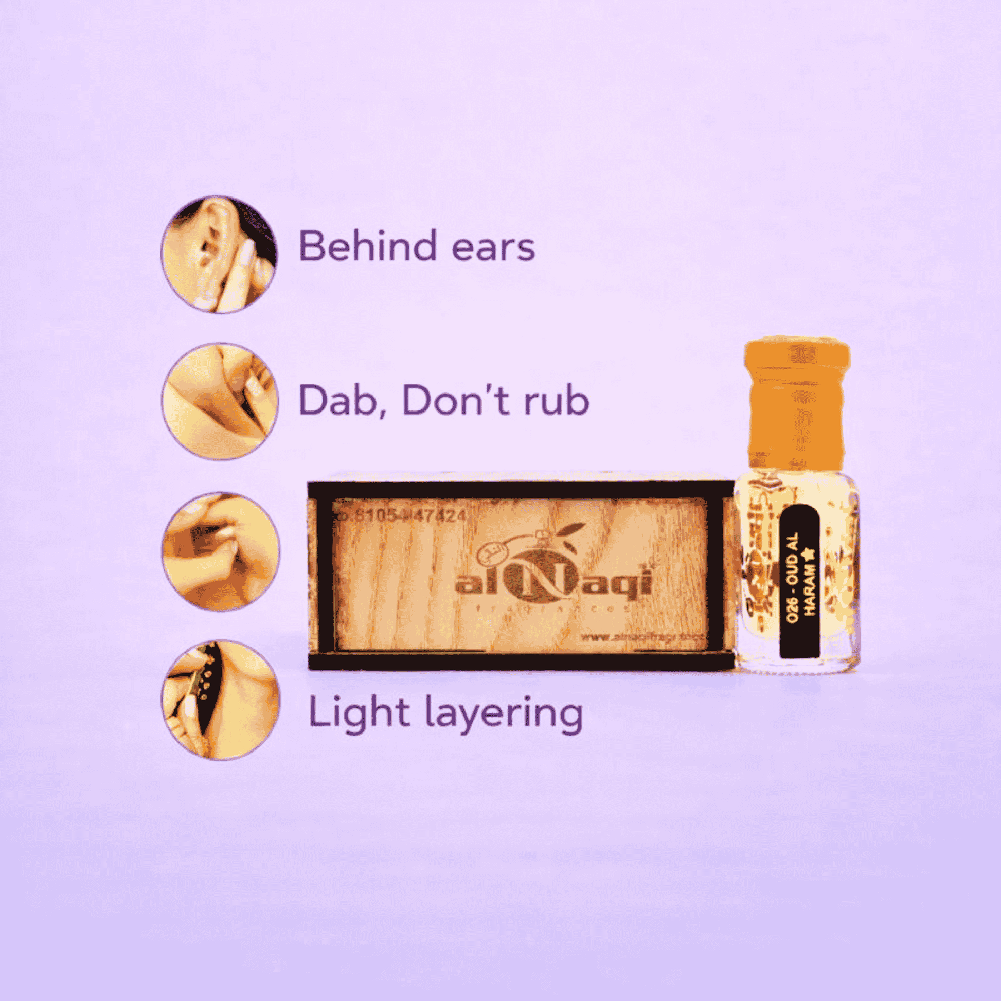 Close-up of vibrant Bergamot and Cinnamon in a fragrance vial