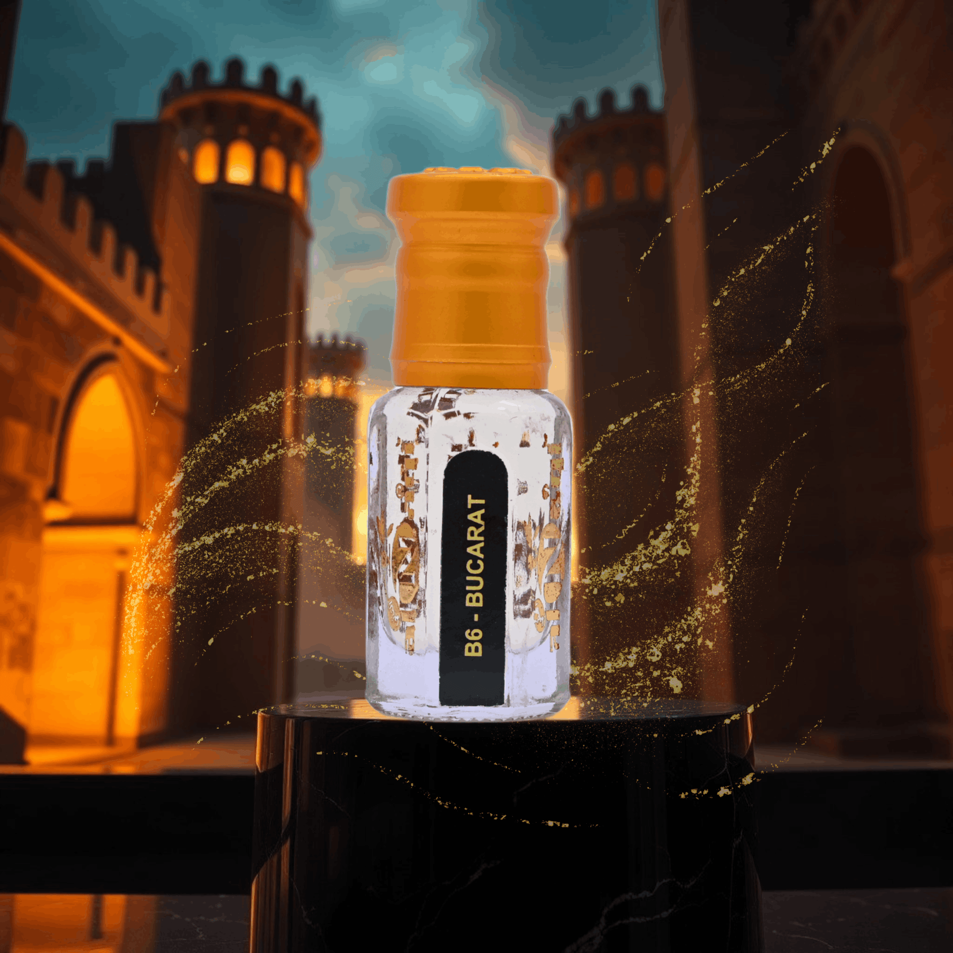 Bucarat Attar elegant outer packaging design