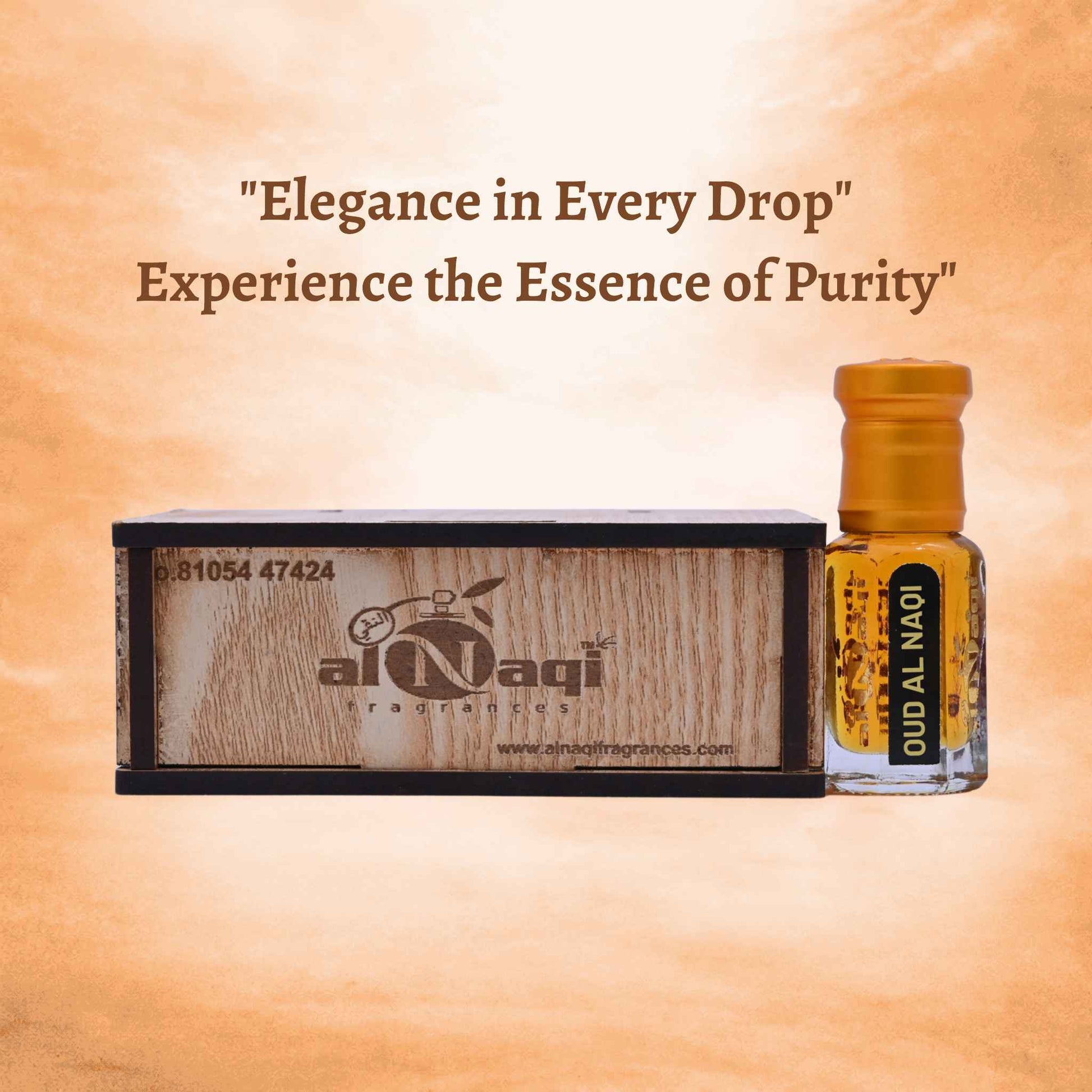 High-end fragrance bottle with a perfect balance of floral and woody tones.