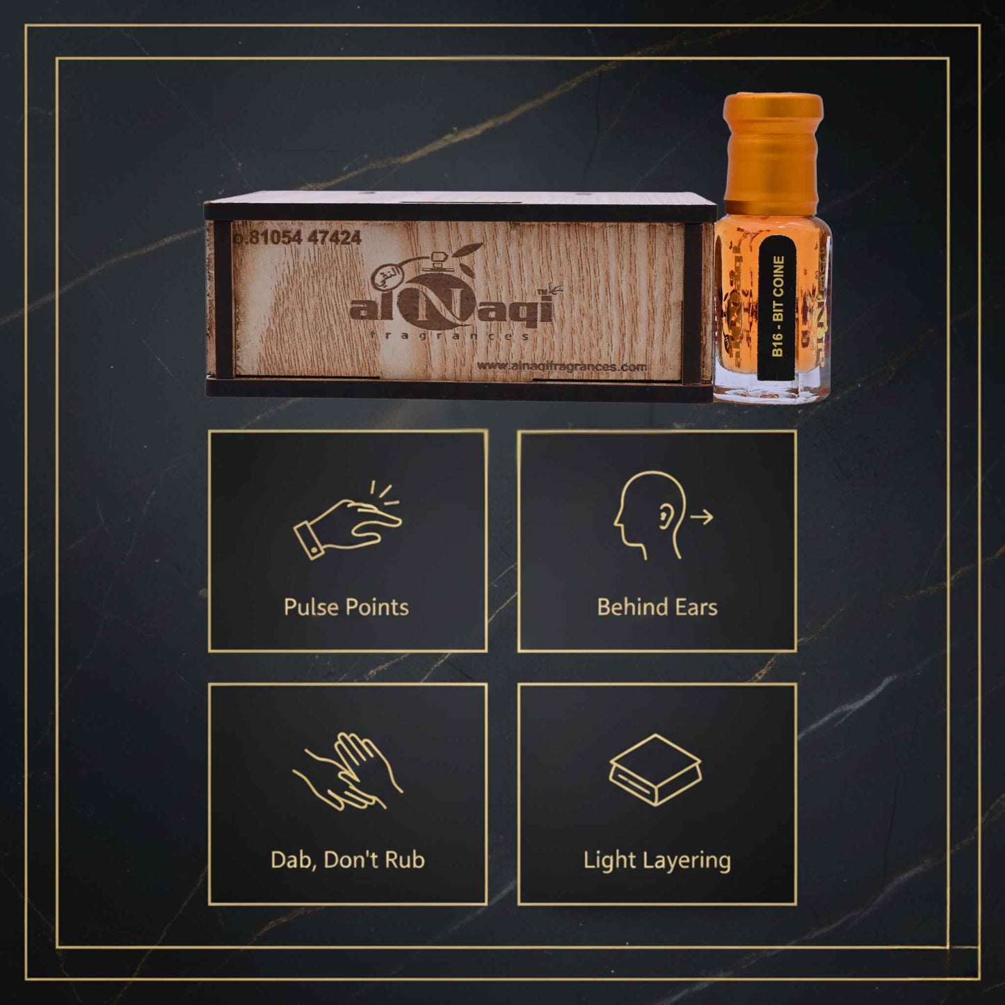 alnaqi Bit Coine Attar – premium arabian attar perfume oil